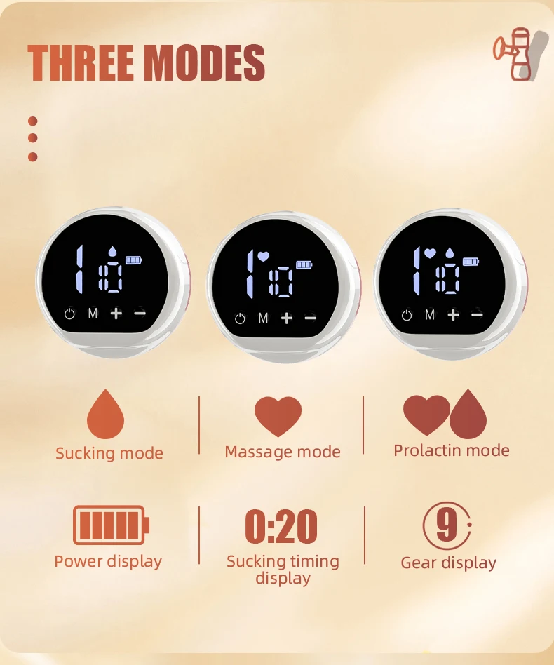 Electric breast pump Portable and Lightweight Breastfeeding machine