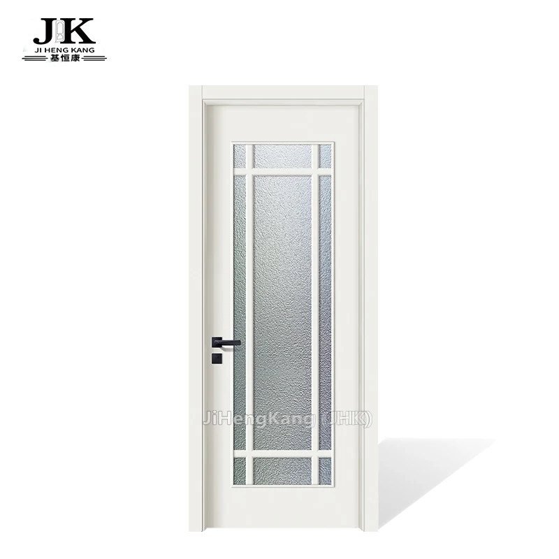 JHK-G33 Glass kitchen cabinet door classroom door 9-way mission glass door with toughened glass