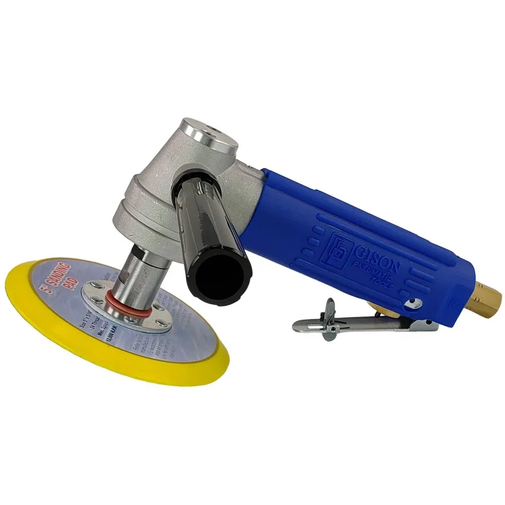 High Quality Portable Side Exhaust 4800rpm 5Inch Air Pneumatic Angle Sander With Custom Service For Car Home Sanding