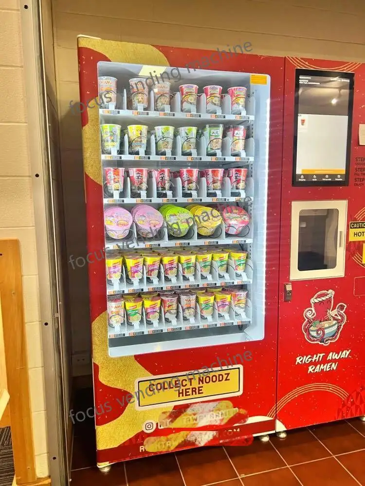 Ramen Vending Machine maggi Instant Noodle Vending Machine with Hot Water