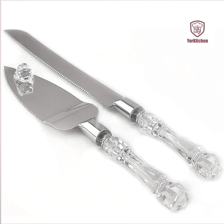 Cake Server and Knife Wedding Cake Knife Set Serving Set for Receptions Cake Cutting Set
