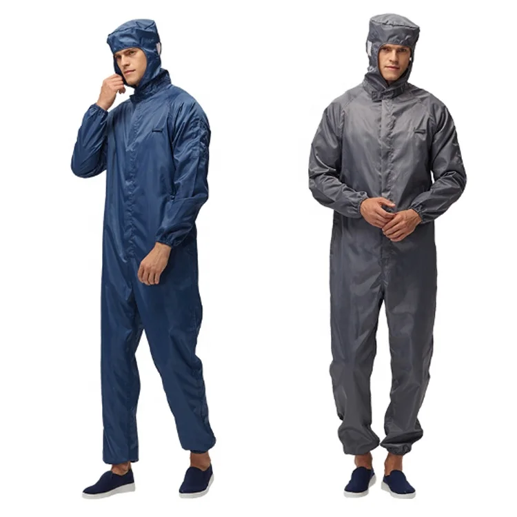 Clean room Unisex garments esd anti-static jumpsuit antistatic working clothes