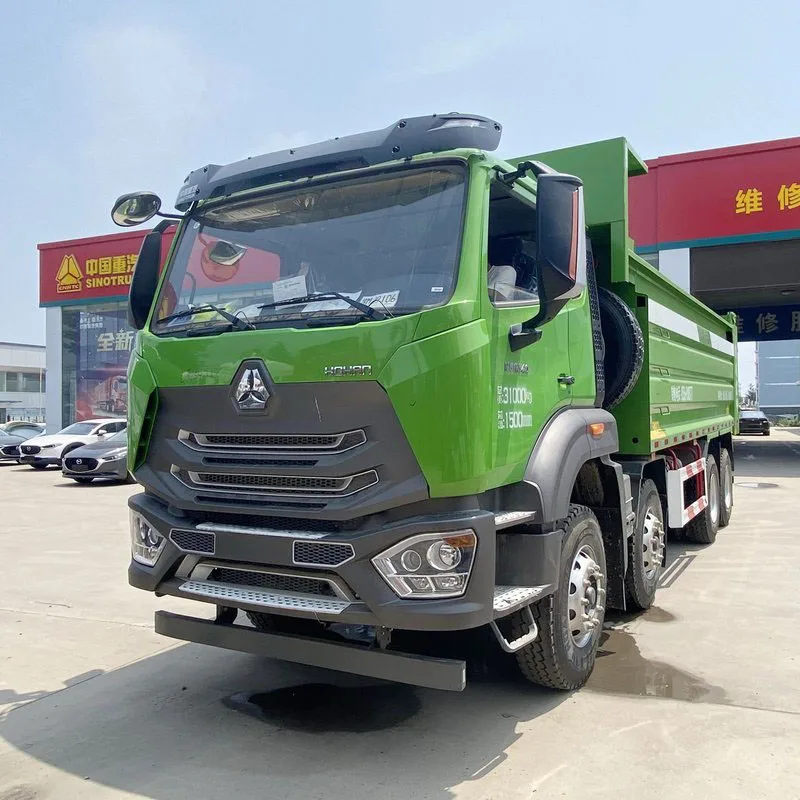 Used export China heavy duty truck HOWO dump truck N5G 340HP8x4 for sale