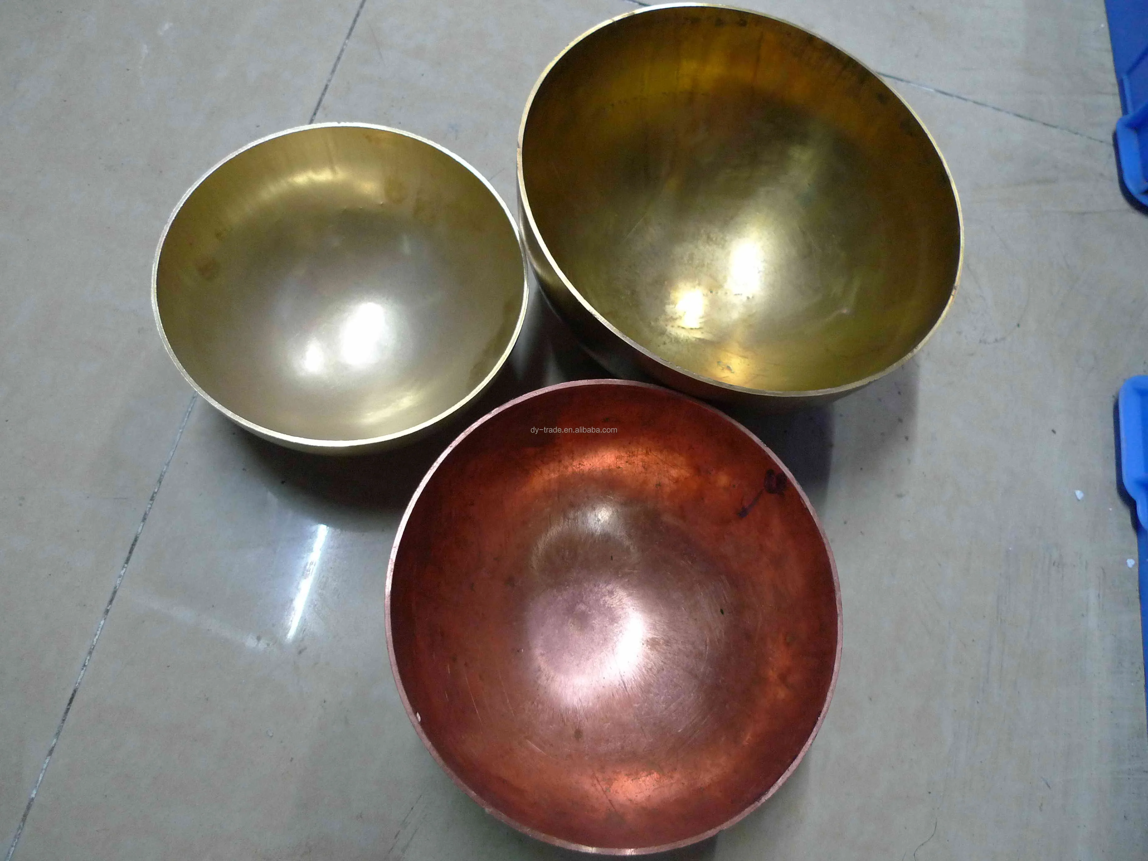3Inch  4 Inch 5 Inch   Matt Surface Lamp Lantern Decoration  Pure Copper Half Spheres