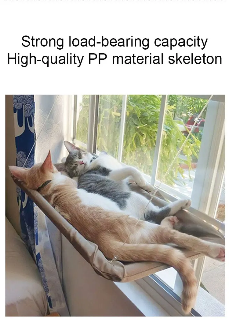 Good Price Cat Bed Oxford Fabric Cat Window Perches Cat Window Hammock With Suction Cup