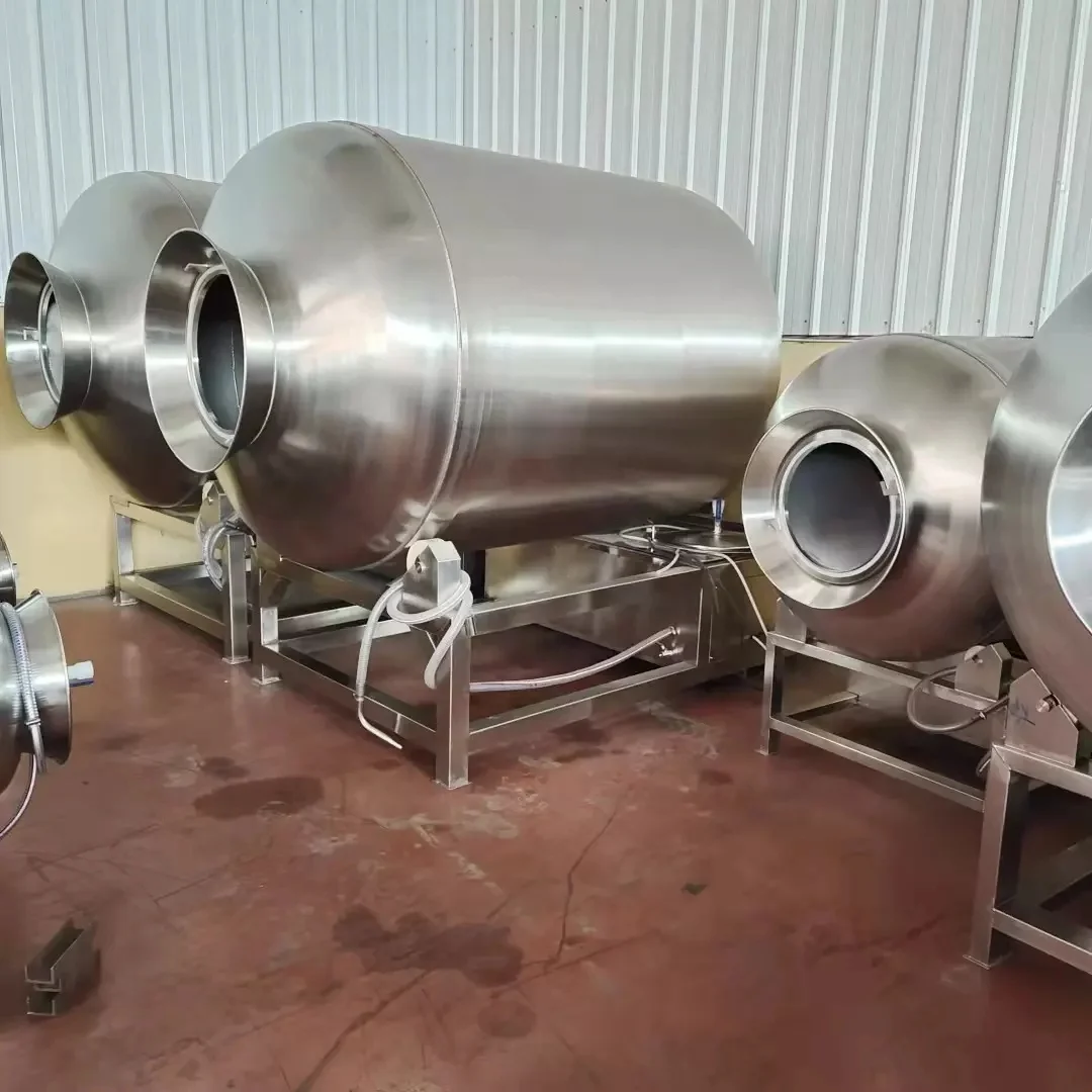 High Efficiency Vacuum Meat Tumbling Machine / Meat Tumbler Machine / Vacuum Meat Rolling And Kneading Machine
