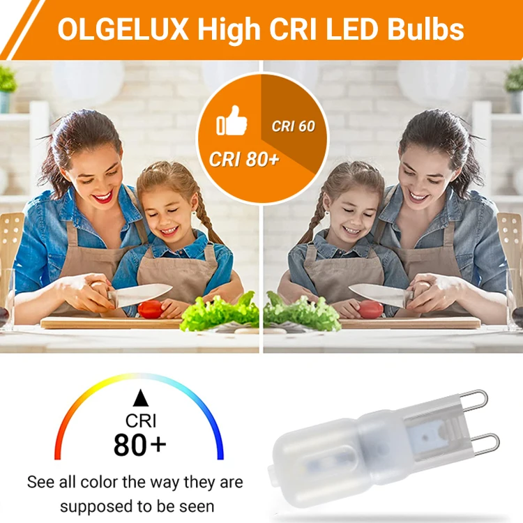 China Manufacturer G9 Led Lamp Supplier 2w Ac120v No Flicker