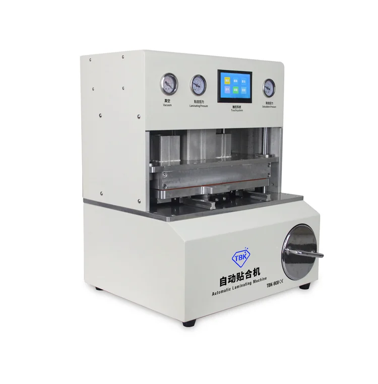 The new TBK 908 Automatic Bubble Removal Curved Screen OCA LCD Vacuum  Airbag Laminating Machine Curved Touch Screen