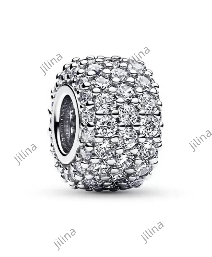 DIY Beaded Bracelet for Factory Custom Spacer Beads S925 Sterling Silver Accessory Suitable ipandora  Pendants  Charms for Gift