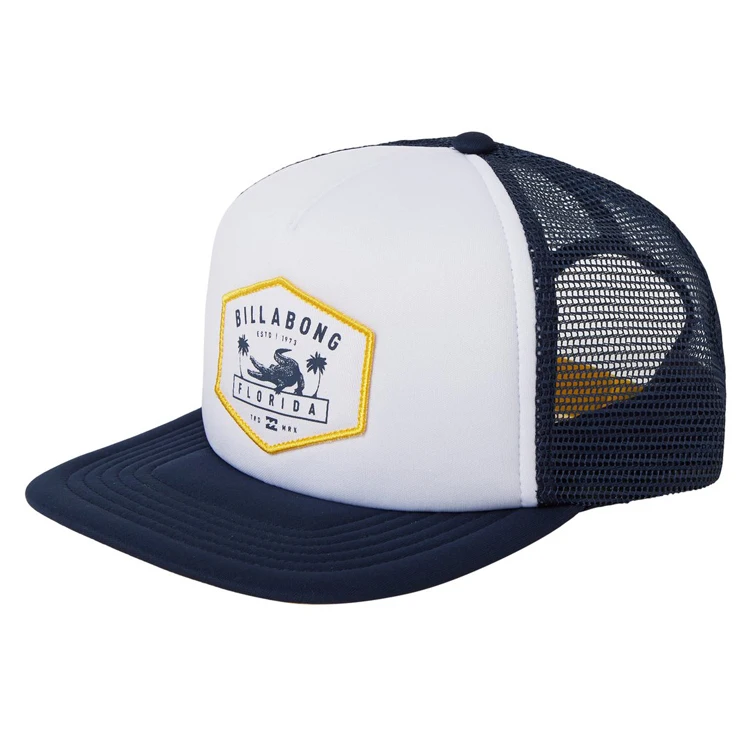 Cheap advertising custom tucker hat 100% polyester 5 panel foam mesh sports snap back baseball cap and hats