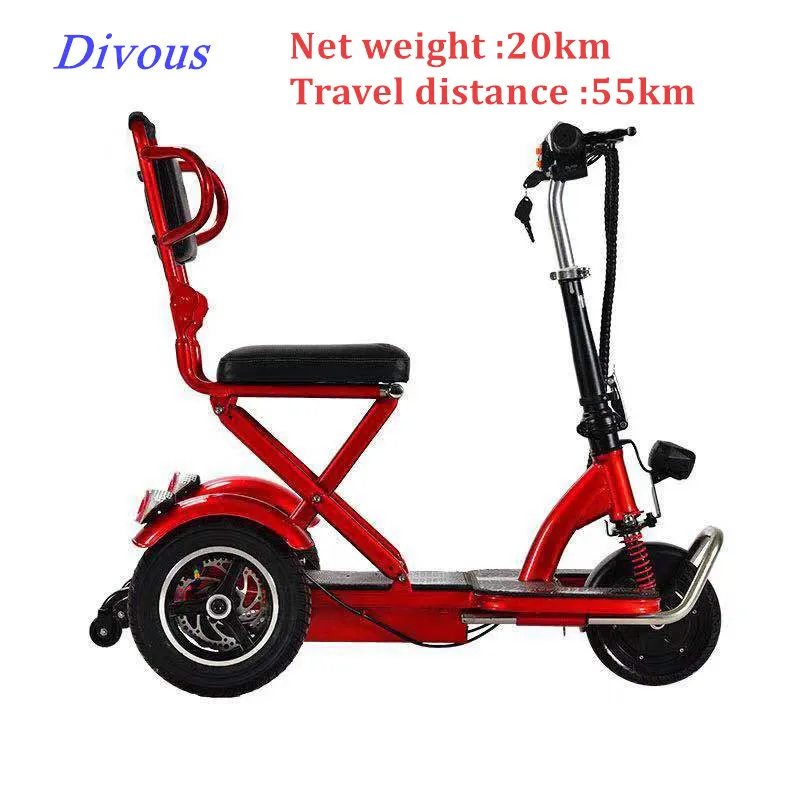 New product Folding Disabled Elderly Electrical Mobility Scooter With Safety