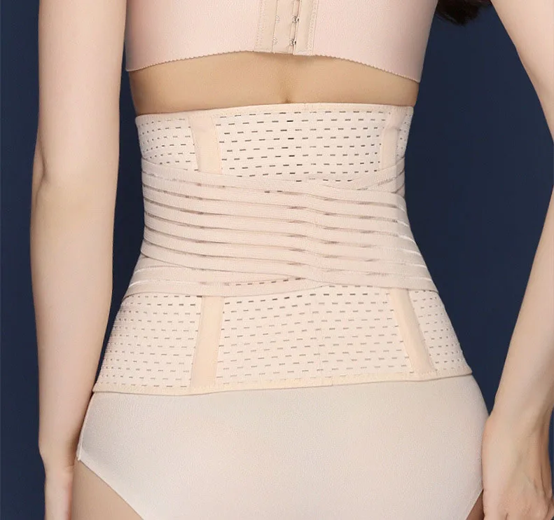 SL089 Compression Postpartum Belly Control Band Hollow Out Pregnancy Belt Bandage for Pregnant Women Girdle Shapewear Reducer