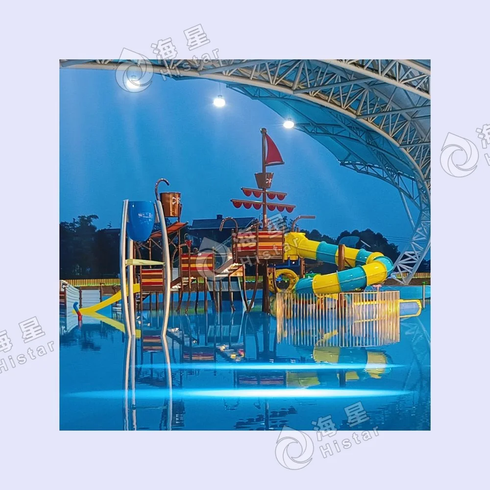 Water amusement park facilities Water house equipment parent-child interactive stainless splash pad pouring water park equipment