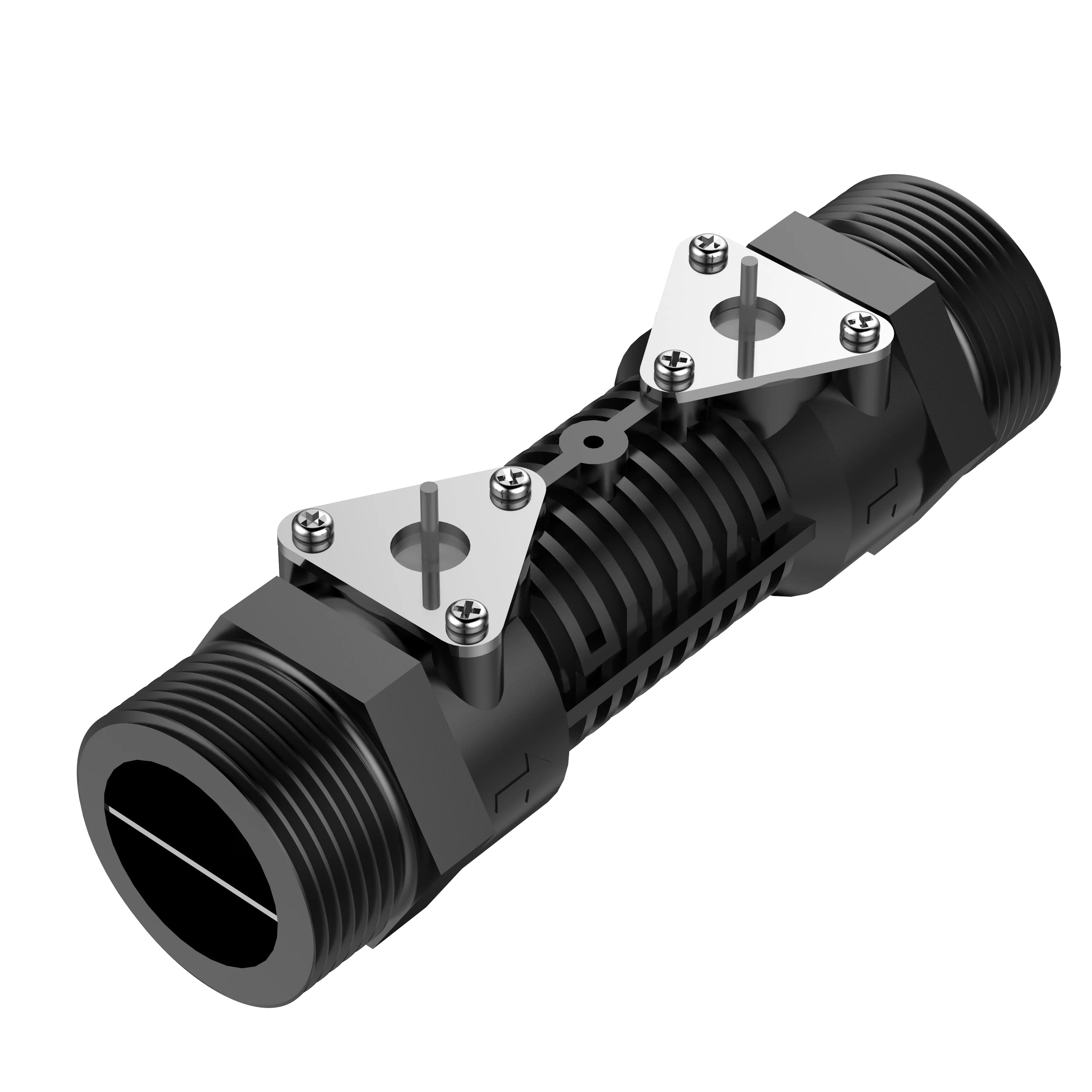 AUDIOWELL 2.5Mpa Ultrasonic Flow Transducer with Plastic Pipe for Ultrasonic Water Meter DN25