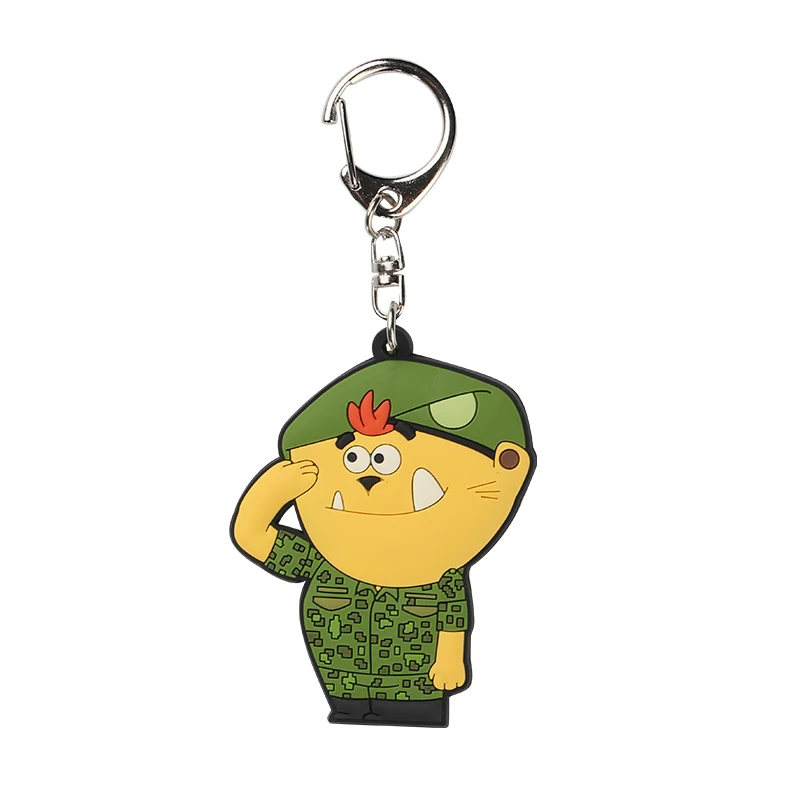 Cheap price sublimation keychain blanks luxury  dog keychain