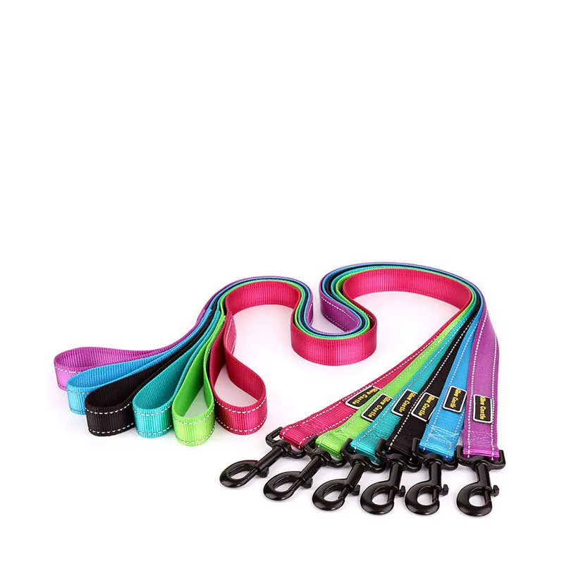 Hot sale 120CM  hund perros leash Durable Custom Safety Nylon Pet Reflective Dog Leash