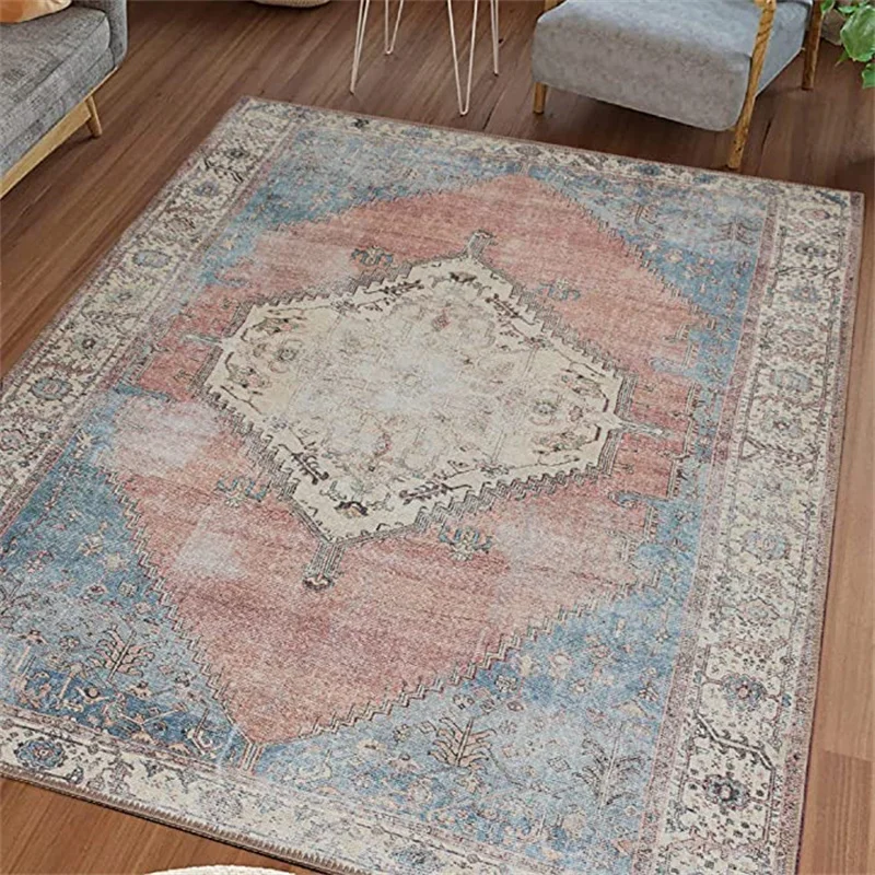 Printed Persian custom Low Price Carpets and Rugs Retro Oriental Floor Rugs Carpet Door Mat Machine Made Turkey mat