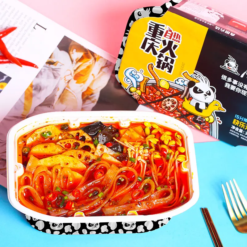 
 Оптовая продажа, дешевый Вкусный Китайский самонагревающийся горячий горшок Haidilao, мгновенная еда  