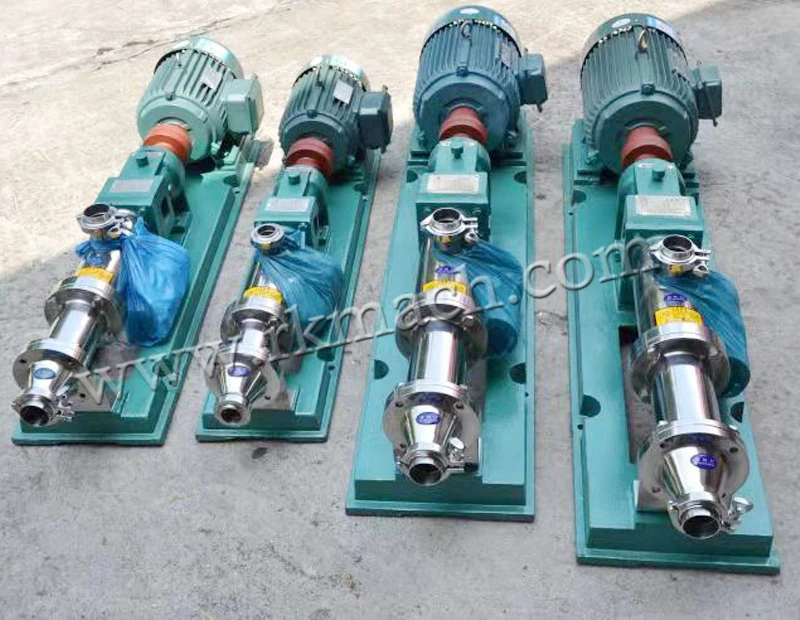 Moisturisor stainless steel SS304 mono screw pump
