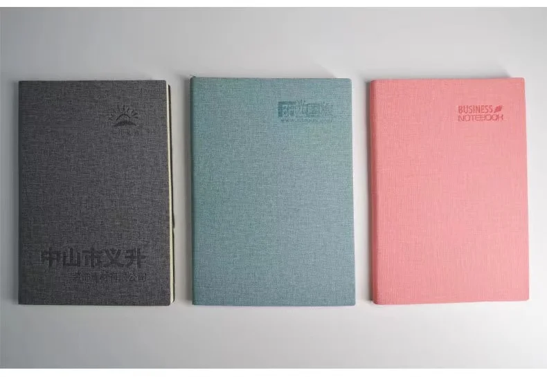 Hot Selling Private Label Diary Notebook A5/A7/B5 Size 80gsm Paper  Cotton Hardcover Business Notebook For Business Man