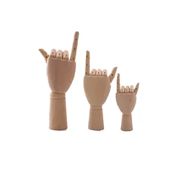 jewelry display painting dark handicraft wooden articulated hand wood mannequin hand wood hand model