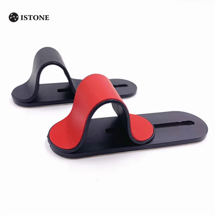 
custom phone grip holder mobile hand holder leather finger grip phone holder stand 
