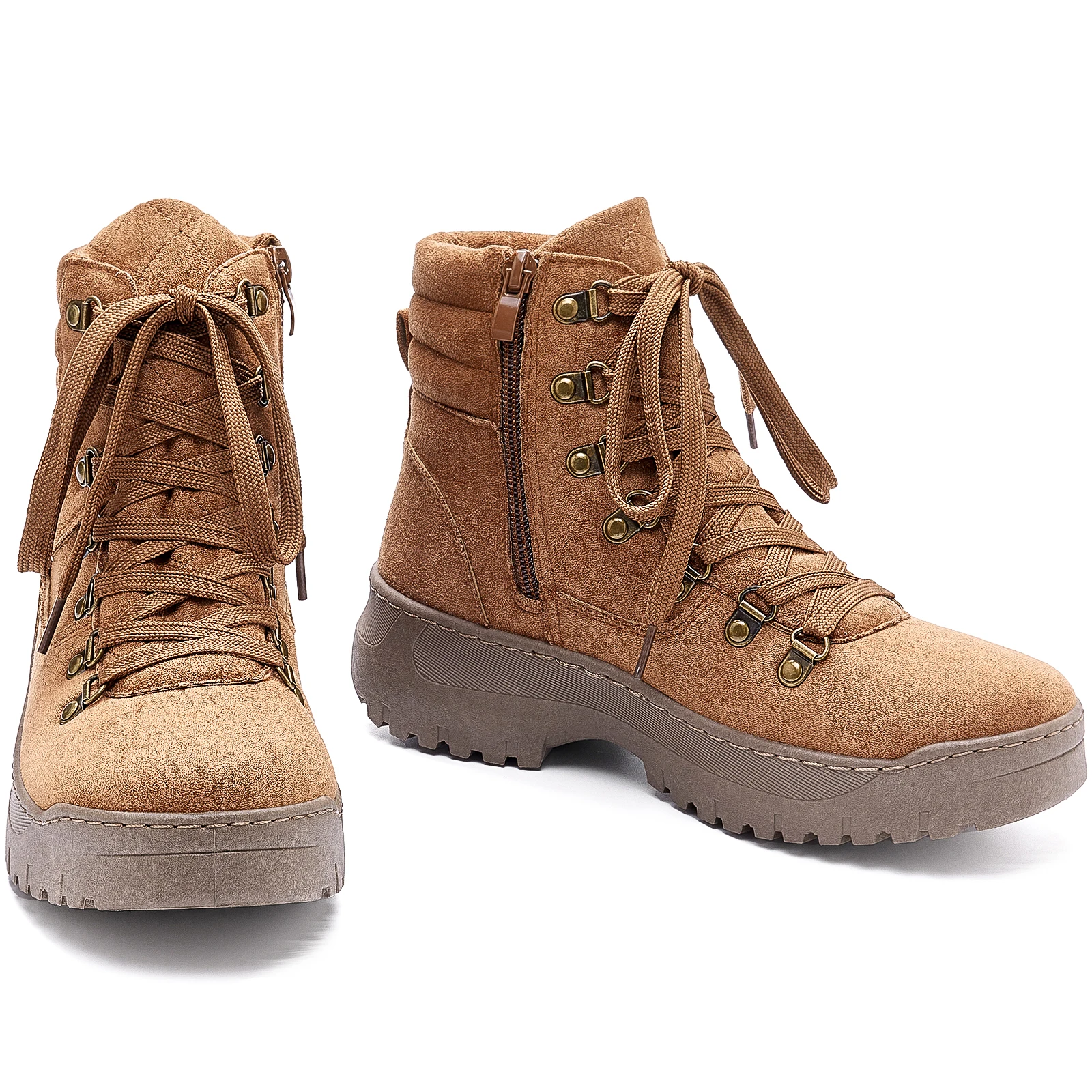 2024 Unisex PU Leather round Toe Mountain Shoes Wholesale Hot Sale Summer Winter Spring Autumn Boot for Men and Women