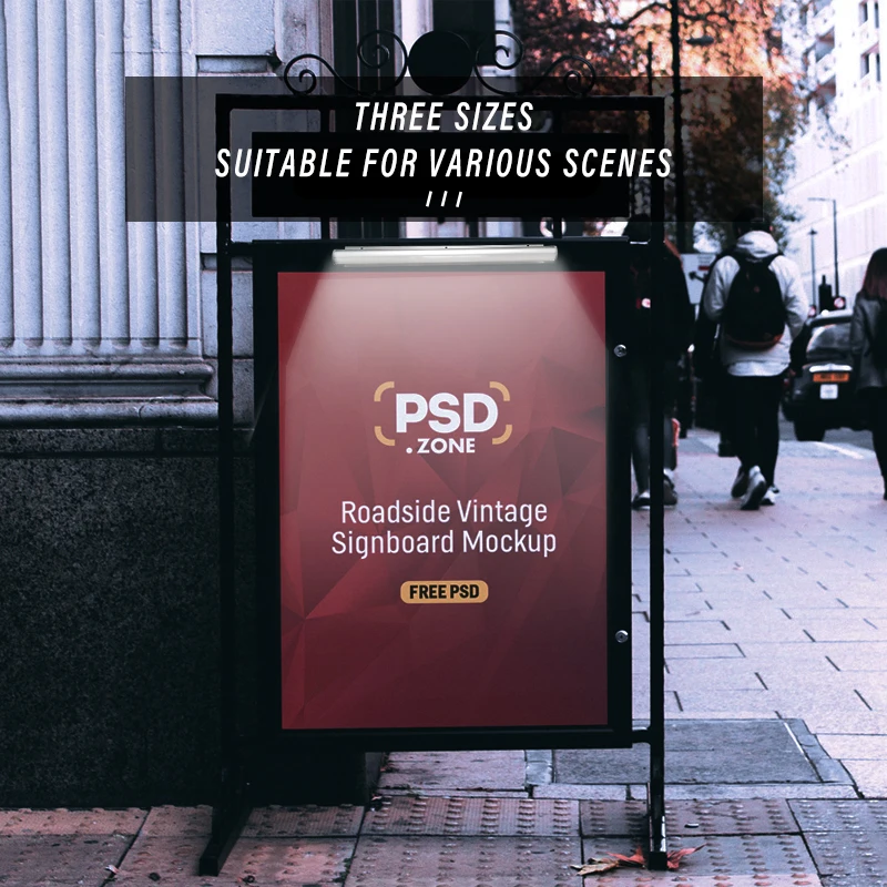 Solar Billboard Light Ip65 Outdoor Solar Led Advertising Sign Light 5w Integrated Solar Tube for Outdoor Advertising Signboard