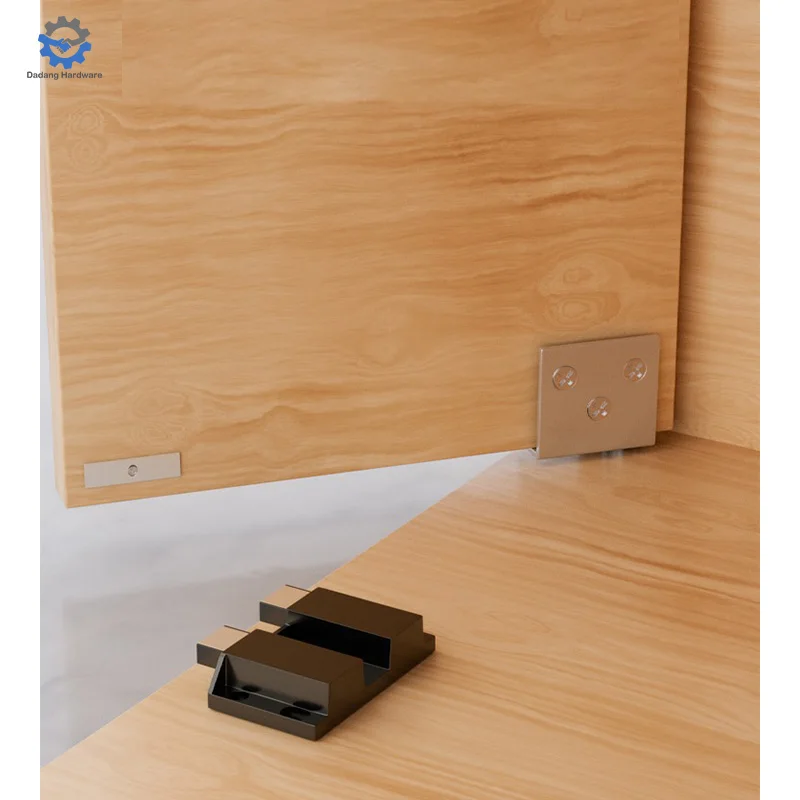 Factory Low Price New Stainless Steel Concealed Hinge Upper Lower Hidden Cabinet Hinge Wood Door Furniture Kitchen Application