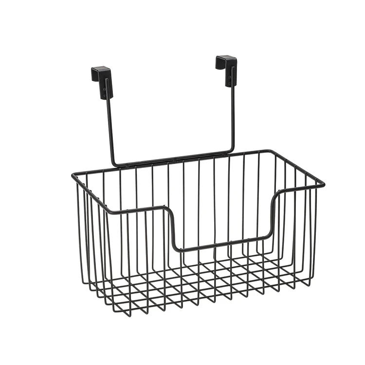 Over The Cabinet Rack Door Rear Basket Rectangular Bathroom Cabinet Door Grid Wire Hanging Baskets