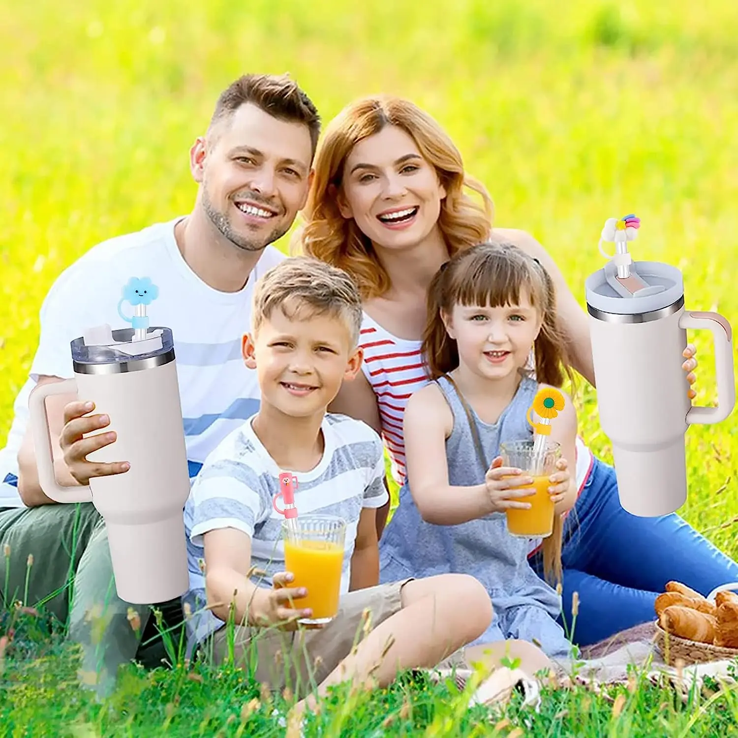 Straw Covers Cap for Stanley Cup,10mm Cloud Straw Cap for Stanley Straw Tip