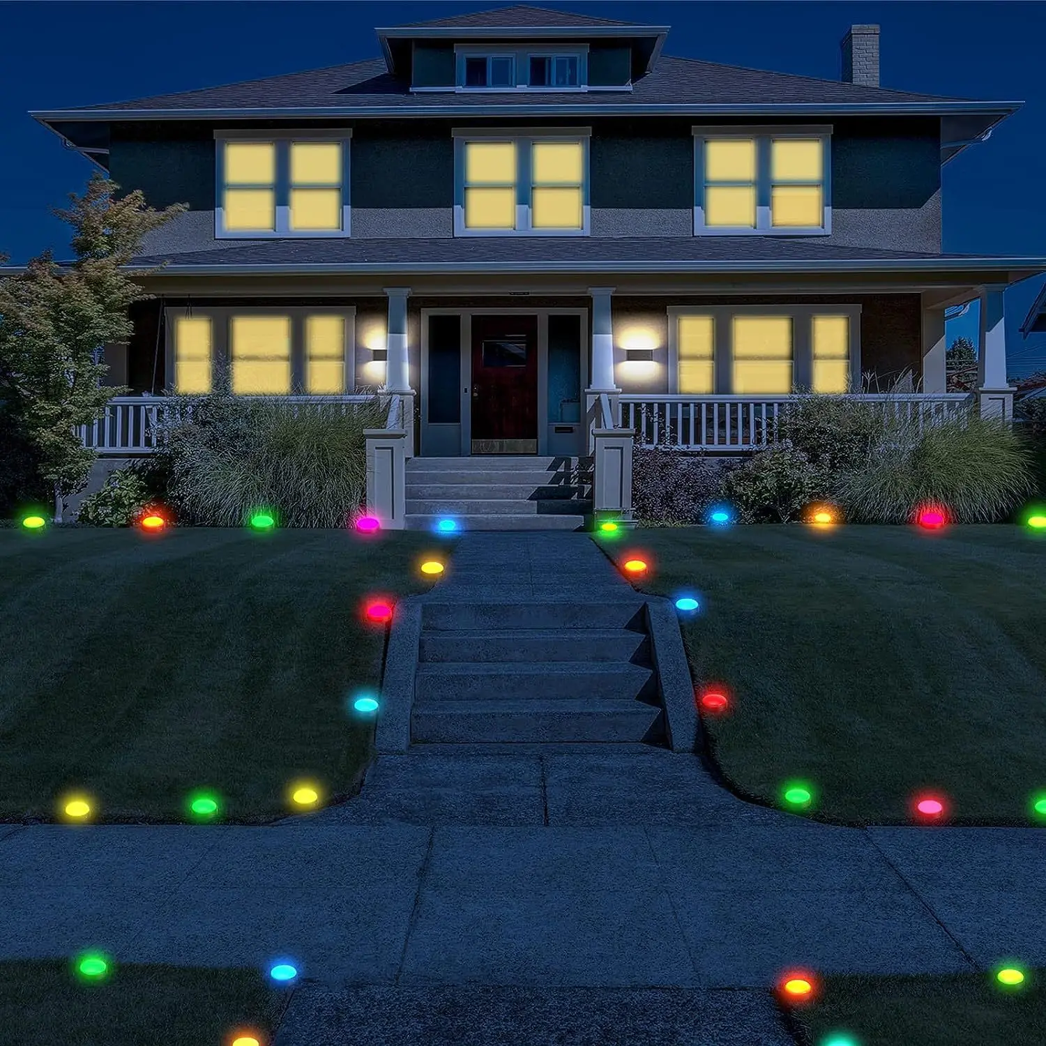 New intelligent Bluetooth IP67 waterproof outdoor underground light for garden stair Outdoor string light