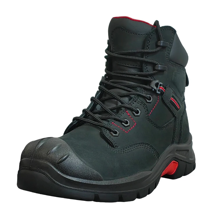 Cow Leather s3 safety work boots Protection One-piece injection molded sole industrial oil resistant safety boots steel toe