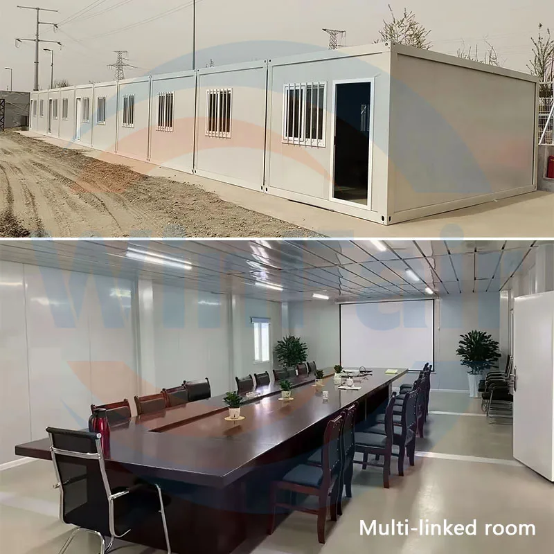 WinFair Luxury Foldablehouse Habitaflex Common Villa Hotel Warehouse Trade Portable Foldable Folding Container House