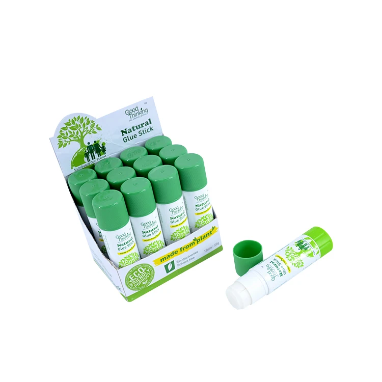 Natural eco friendly school glue stick,custom glue stick tube,glue stick stationery