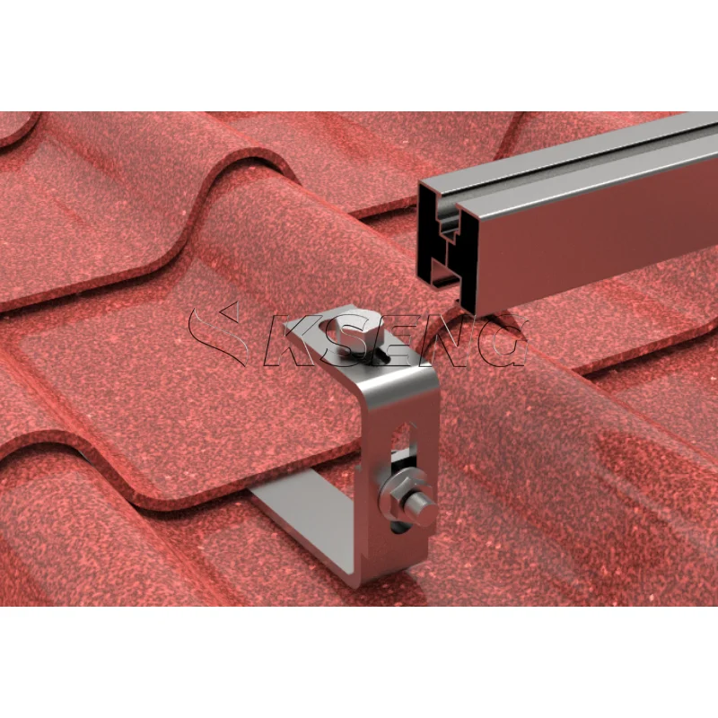 Kseng Aluminum Solar Roof Mounting Bracket Framed PV Modules Rooftop Installation System for Solar Panels
