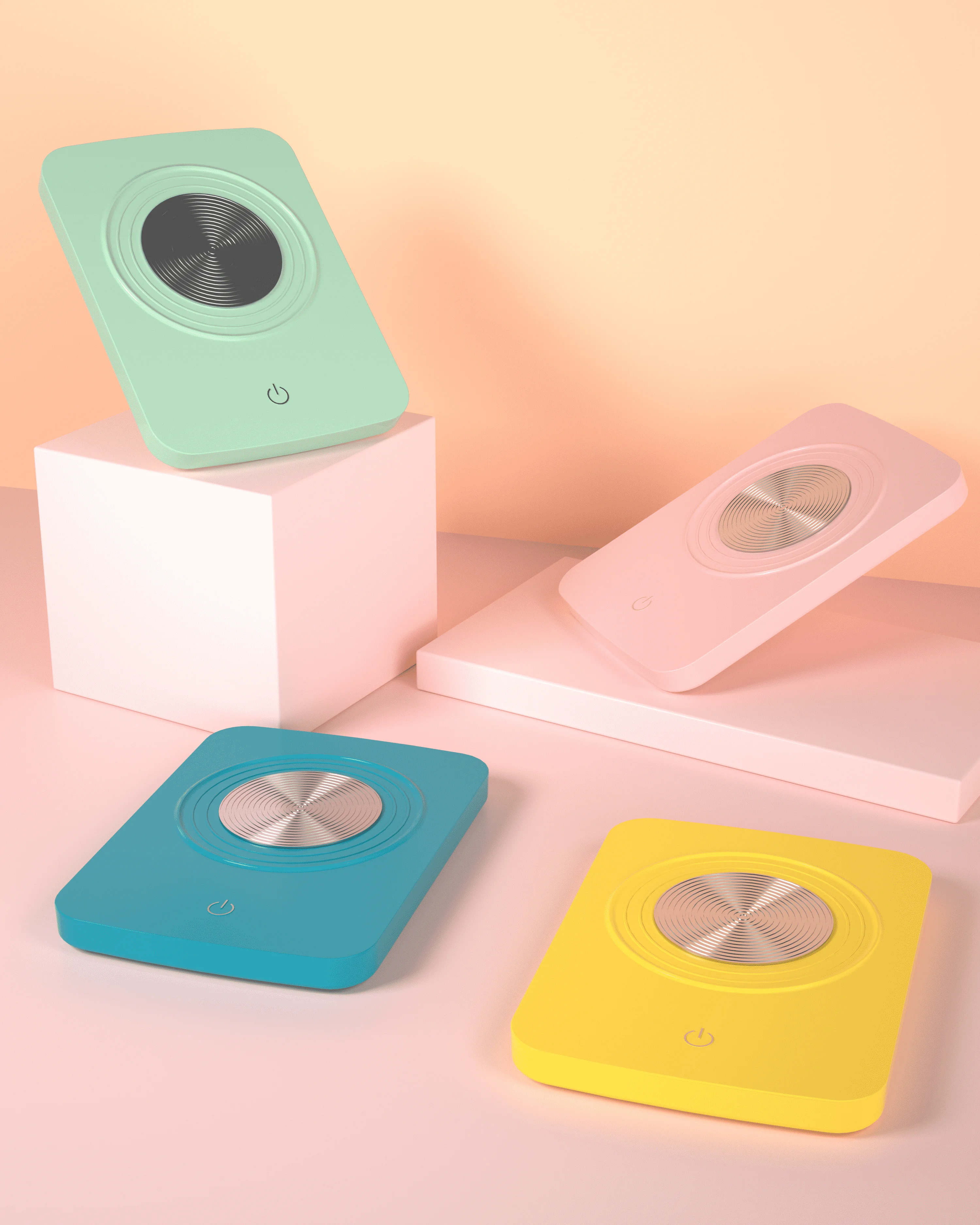 Desktop Intelligent USB Cup Heater Mug Warmer Smart Thermostatic Cup Coaster Heating Coffee Milk Tea Mat Pad