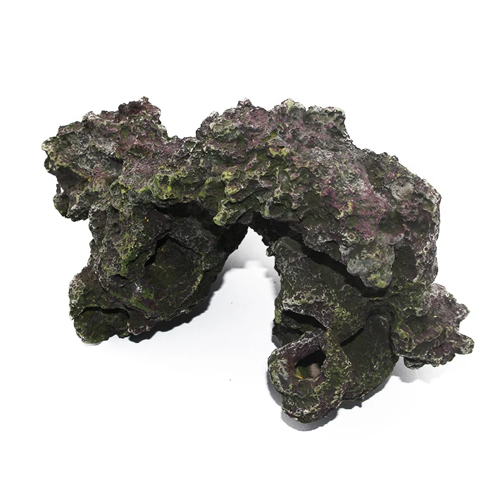 NHSZ-225  big size aquarium rock background stone artificial rocks resin ornaments