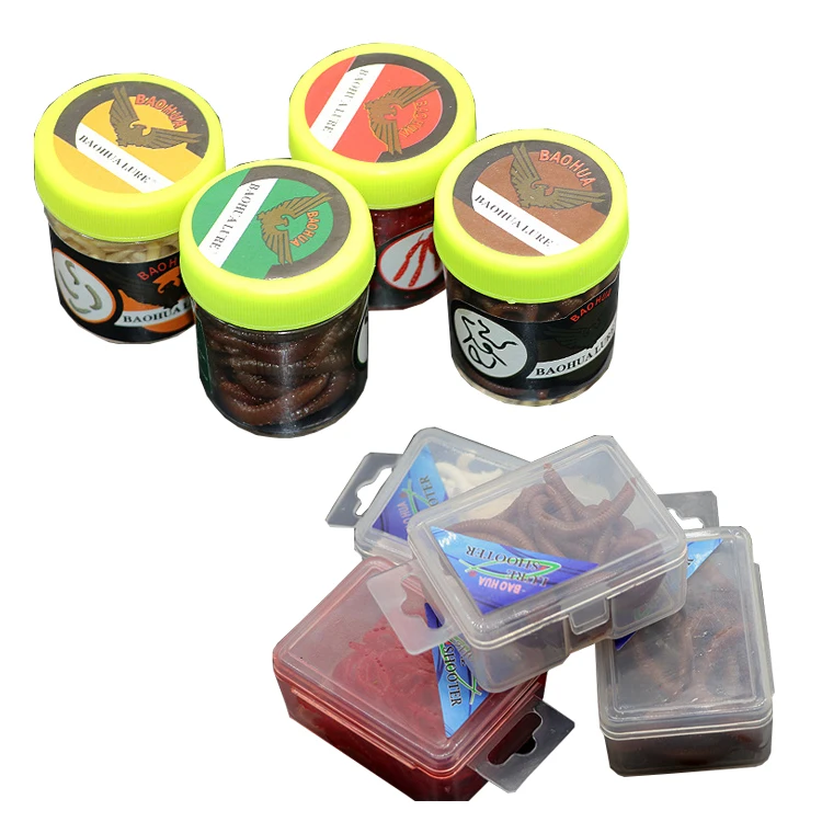 Wholesale 20g/40g artificial Bread Worm Sea earthworms Silkworms soft fishing lure bait