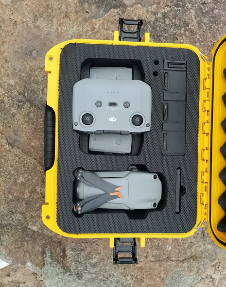 Изготовленный на заказ DJI пластиковый жесткий чехол для дрона PP Чехлы инструментов с пользовательской пеной EVA