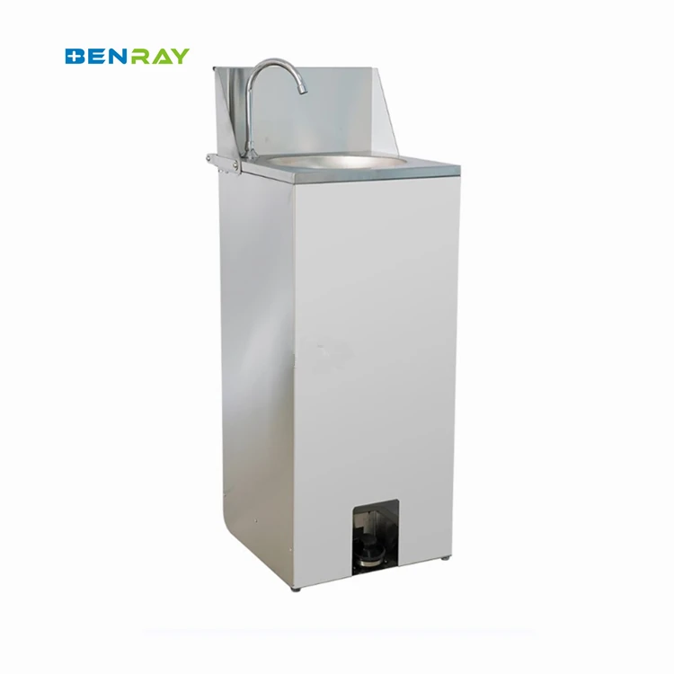 Guangzhou Benray Induction Washing Sink Scrub Basin Medical Hospital Sinks Portable Stainless Wash Sink