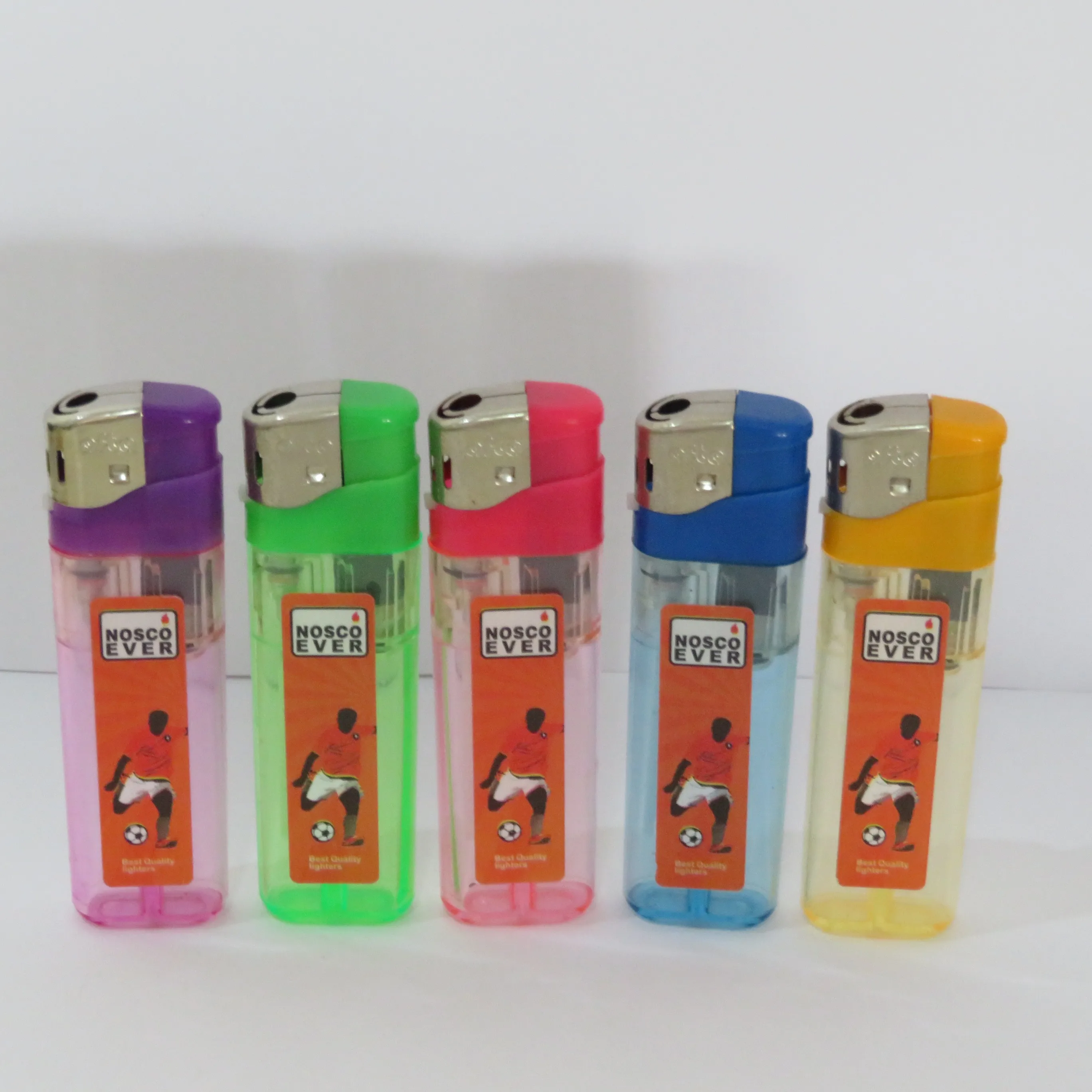 Cheapest Disposable Electric Lighter With Sticker Gas Lighter