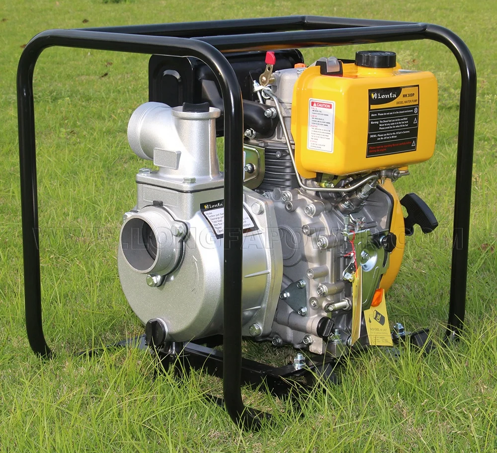 2, 3, 4, 6 Inch Air-Cooling Easy-Moving/Portable Small Irrigation Diesel Water Pump, Gasoline Water Pump, Fire-Fighting Pump