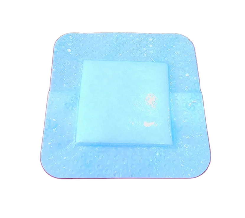 Pink Or Blue  For Traumatic Wound High Absorbent Medical Sterile Foam Silicone Dressings