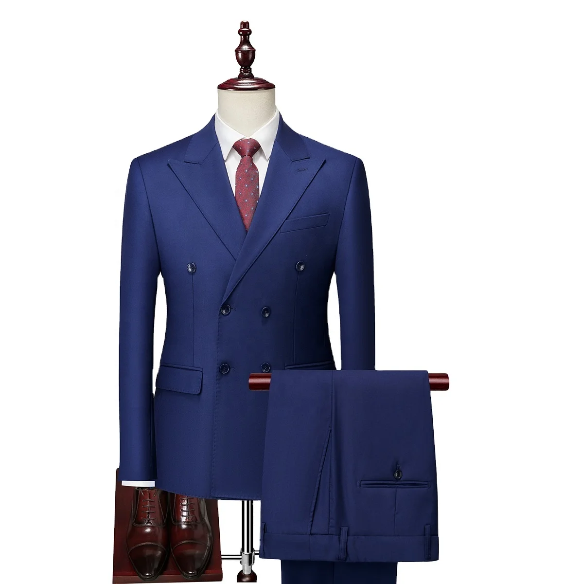 2024 New Arrival Blue Formal Men Suit Set For Spring Summer Wear Business Men Suits