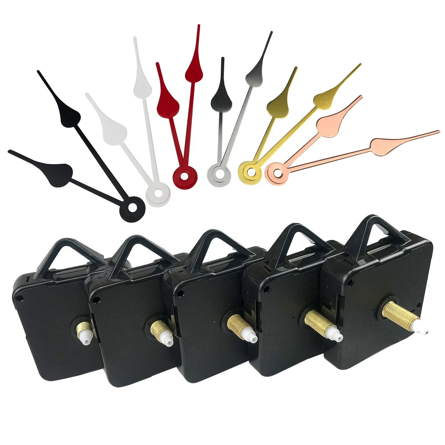 Sweep Clock mechanism Wall Clock Machine/Movement Multiple Color Clock Hands