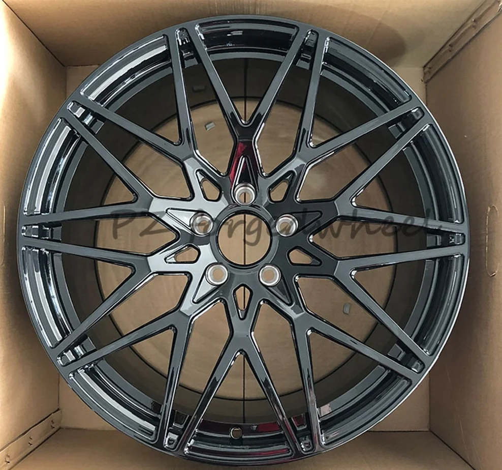 passenger car wheels 18 19 inch gloss black Alloy wheels rim