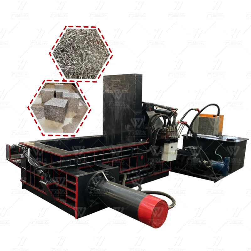Fully Automatic Metal Press Scrap Metal Baler Machine Hydraulic Scrap Steel Iron Metal Baler for Scrap Car Shell
