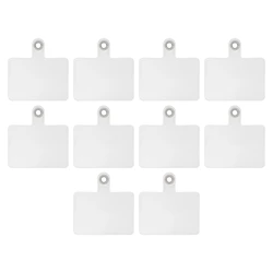 PVC Phone Tether Tabs Phone Lasso Replacement Patches Adhesive-Free Phone Case Anchor For Lanyard Hanging Strap Pad