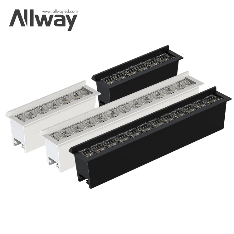 ALLWAY высококачественный алюминиевый корпус Регулируемый модуль дизайн бескаркасная линейная шайба светодиодный светильник